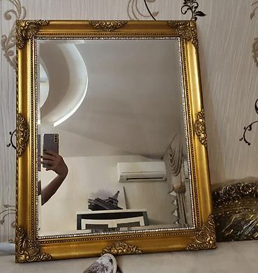Güzgü Divar üçün, Düzbucaqlı, Dekorativ, Çərçivə ilə