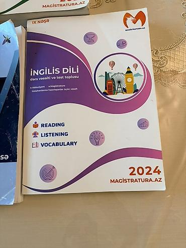 dərs kitabları: Məntiq, informatika və ingilis dili üzrə hazırlıq kitabları dəsti Hər — 5