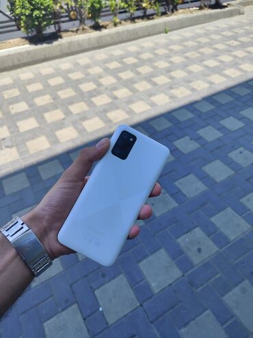 samsung z fold 3: Samsung Galaxy A02 S, 32 GB, rəng - Ağ, Düyməli, Face ID
