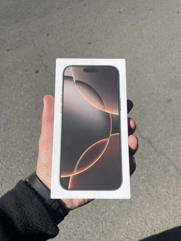 telefonl: IPhone 16 Pro Max, 256 GB, Gümüşü, Face ID