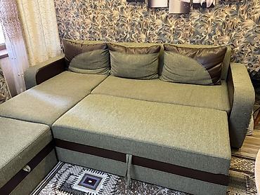 Угловые диваны: Угловой диван, C подушками, Трехместный — 3