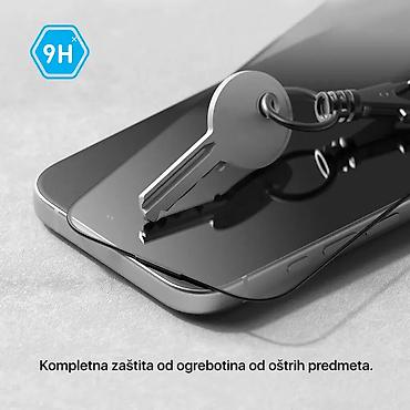 Zaštitne folije i stakla za telefone: Zastitno staklo Teracell Titan 2.5D 10u1 za iPhone 14 Pro 6.1 crni — 6