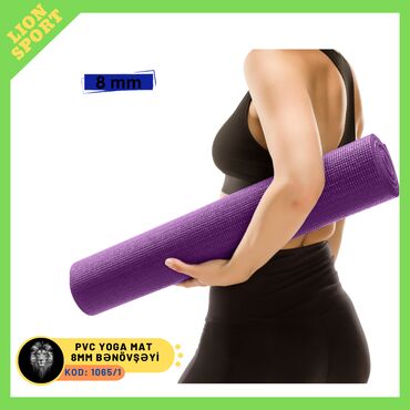 yoga mati: 🔴 PVC yoga mat 8 mm 🔸 şəhərdaxili çatdırılma var 👉 ( ev,iş yeri,metro
