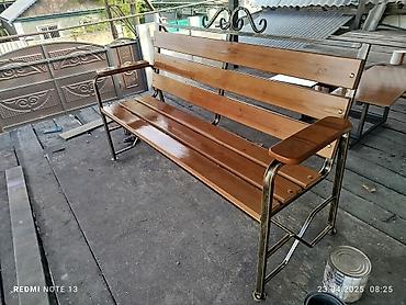 скамейк: Скамейка Металл, Со спинкой, С крышей — 9
