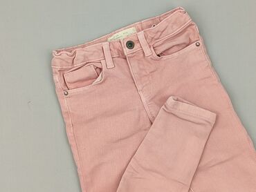Jeansowe: Spodnie jeansowe, Zara, 5-6 lat, 110/116, stan - Idealny