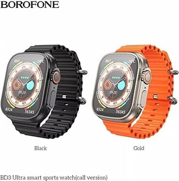 Другие аксессуары для мобильных телефонов: Смарт-часы Borofone BD3 Ultra черные Производитель smart-часов