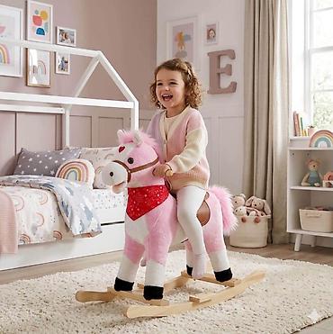 Njihalice: 🐴🦄✨ NOVO – Plišani Konjić Klackalica sa Muzikom! ✨🐴🦄 🎠 Poklon koji će — 3