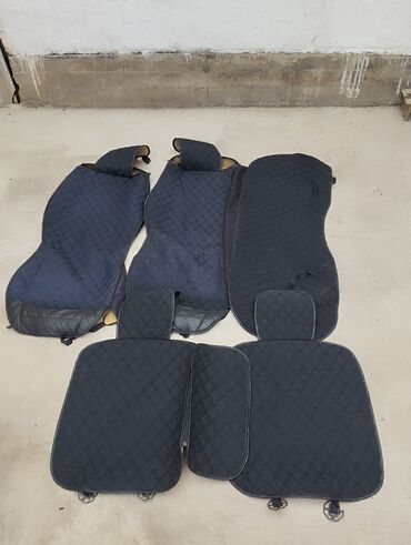 евро коврики: Чехлы Тканевые, С подушкой, цвет - Черный, Universal Seat cover