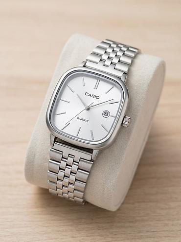 saat baki: Yeni, Qol saatı, Casio, rəng - Gümüşü — 1