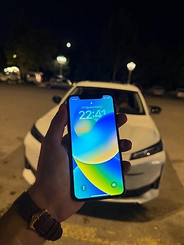 iphone 5 es: IPhone X, 64 GB, Gümüşü, Face ID — 5
