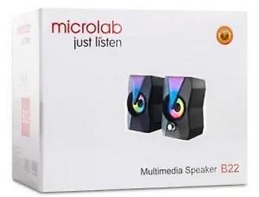 Zvučnici, slušalice i mikrofoni: Microlab B22 multimedijalni zvučnici - 2.0 stereo set za — 3