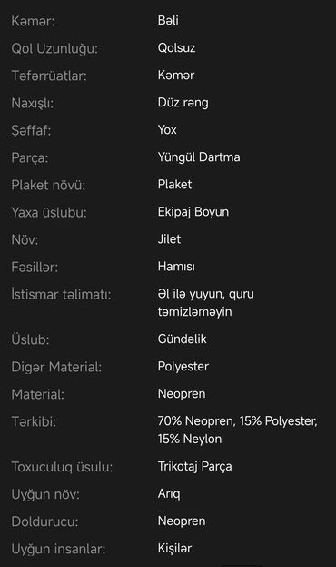 Digər kişi geyimləri: Kişilər üçün idman jileti. Gündəlik və İdmanda istifadə üçün idealdır -da lalafo.az — 4 Digər kişi geyimləri: Kişilər üçün idman jileti. Gündəlik və İdmanda istifadə üçün idealdır — 4