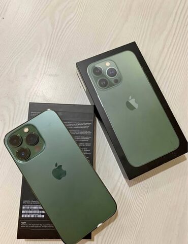 qcy t13 qiyməti: IPhone 13 Pro, 256 GB, Matte Midnight Green, Simsiz şarj, Face ID