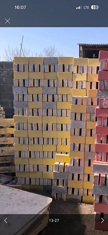 Брусчатка кирпич: Брусчатка кирпич, Другое применение, Бетонная, Литая, Новый, Гарантия, Укладка, Бесплатный выезд — 18