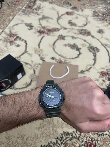 g shock kişi saatları: G-SHOCK analoq-rəqəmsal saat - Model: GA-2100 seriyasına bənzər — 3