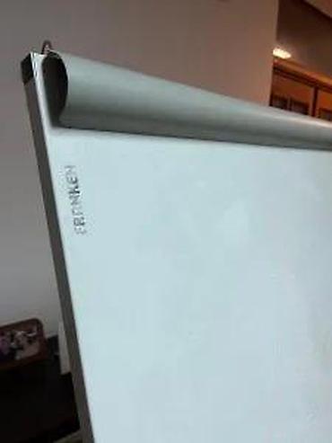 Ostali kancelarijski nameštaj: Mobilni flipčart stalak sa magnetnom belom tablom - Profesionalni — 16