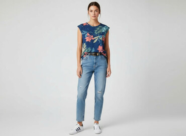 T-shirty: Peacocks, T-shirt damski, rozmiar L