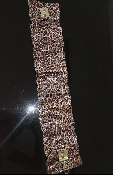 su çanı: Leopar naxışlı asma təşkilatçı/kəmər - Material: parıldayan, suya — 2