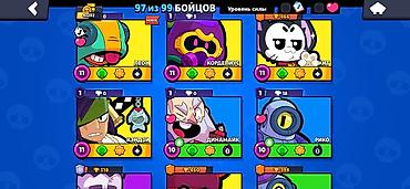 Значки: Аккаунт Brawl Stars - Трофеи: 41 292 (путь к славе). - Уровень — 9