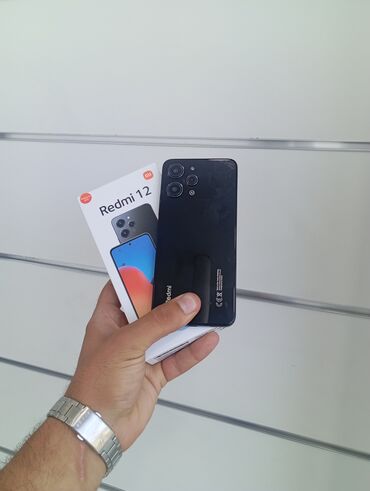 i̇phon 12: Redmi 12, 128 GB, rəng - Qara, Sensor