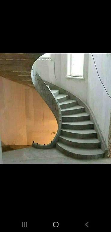 Бетонные лестницы: Бетонная лестница Для дома, Гарантия, Форма лестницы: Много-маршевая, Стиль: Хайтек — 24