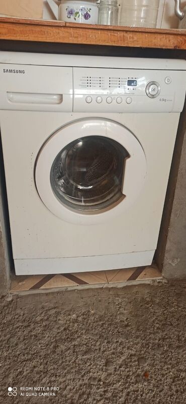 samsum: Paltaryuyan maşın Samsung, 6 kq, İşlənmiş, Avtomat, Qurutma var, Kredit yoxdur, Ünvandan götürmə