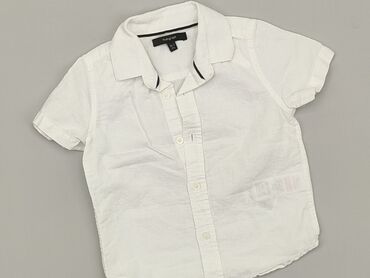 czarno biala koszula: Shirt 1.5-2 years, condition - Very good, pattern - Monochromatic, color - White