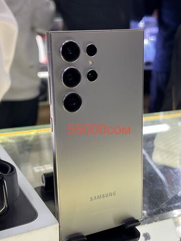 Apple iPhone: IPhone 15 Pro Max, Б/у, 256 ГБ, Natural Titanium, Наушники, Зарядное устройство, Защитное стекло, В рассрочку, 95 % — 10