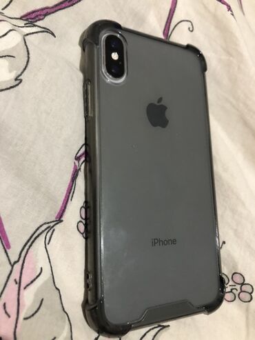 чехол для телефона кожаный: IPhone X, Колдонулган, 64 ГБ, Ак, Каптама, 100 %