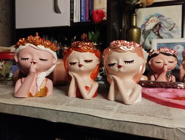 Fiqurlar: Fiqur, Gips, rəng - Ağ — 10