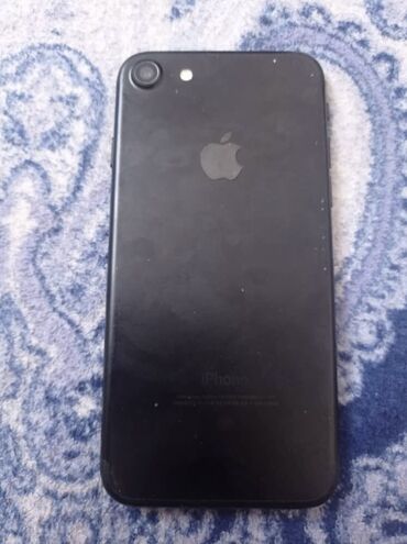 Apple iPhone: IPhone 7, Б/у, 128 ГБ, Черный, Чехол, 100 %