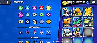 Digər kolleksiyalar: Brawl Stars və Clash royale hesabı birlikde 20azn - Kuboklar: 32 926+ — 6