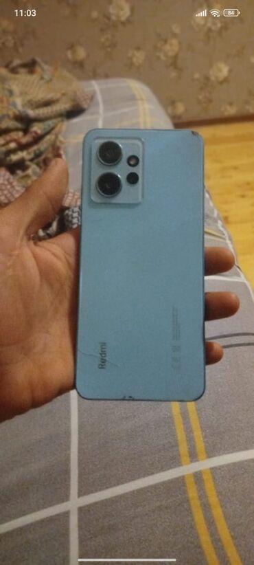 Redmi: Redmi Note 12, 128 GB, rəng - Göy, Sensor, Barmaq izi, İki sim kartlı