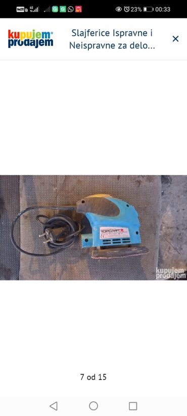 Električne polirke: Slajferice Ispravne i Neispravne za delove 1. Black&Decker KA88 na lalafo.rs — 7 Električne polirke: Slajferice Ispravne i Neispravne za delove 1. Black&Decker KA88 — 7