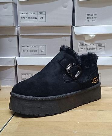 ccc obuća zenska: UGG ženske klompe/papuče sa platformom - Model sa zatvorenim prstima — 3
