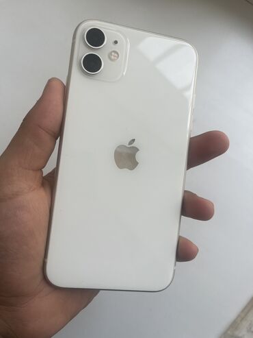 айфон 9 бу бишкек: IPhone 11, Колдонулган, 64 ГБ, Ак, 77 %