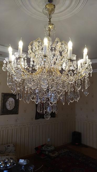 guzgu samdan: Çılçıraq, 10 və daha çox lampa, Xrustal — 3