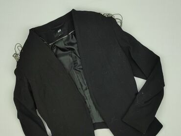 czarne obcisła bluzki: H&M, Marynarka damska, S