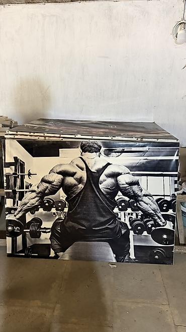 idmana aid şəkillər cəkmək: - Məhsul: Fitnes zalı üçün böyük dekorativ posterlər (bodybuilding — 5