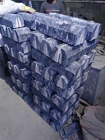 Тротуарная плитка: Под мрамор брусчатка под мрамор Бишкек изготливается из белого цемента — 3