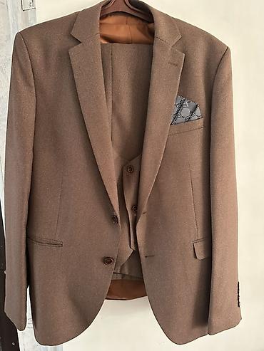 большие размеры футболки: Бежевый трикотажный комплект Ralph Lauren - Состав: свитер с — 3