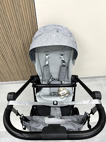 eazy walker: Детская универсальная коляска Ining Baby 351 (Grey / Серо-серебристый) — 3
