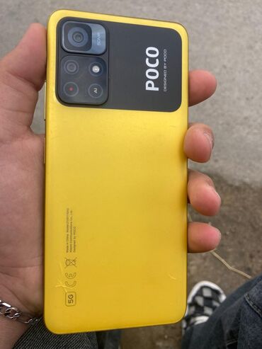 купить айфон 6: Poco M4 Pro 5G, 64 GB, rəng - Sarı, Barmaq izi, Face ID