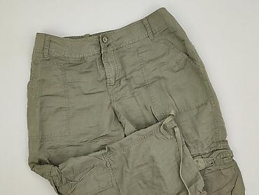 czarne cargo pull and bear: Spodnie 3/4 damskie, rozmiar XL — 1