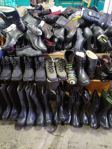 Резиновые сапоги: Резиновые сапоги, 36, Новый, цвет - Черный, Самовывоз, Платная доставка — 7