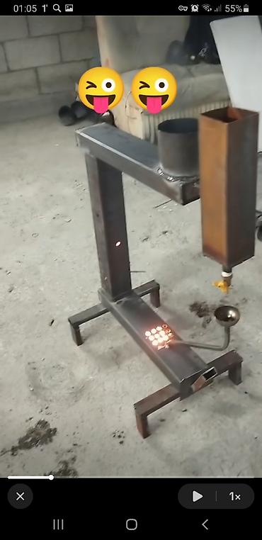 Другие отопительные приборы: Печь-обогреватель на отработанном масле (капельная подача) - — 20