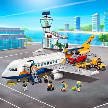 игрушки дрон: Конструктор City Airport «Пассажирский самолет» 🛩🛩🛩 Сможете