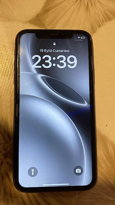 iphone nausnik qiymetleri: IPhone 11, 64 GB, Qara, Barmaq izi, Face ID — 1