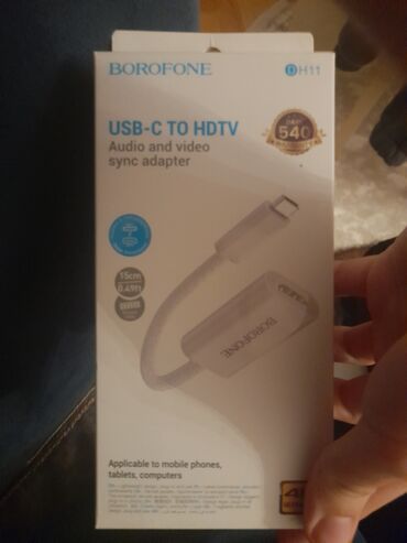 soyuducular ucuz: BOROFONE DH11 USB‑C to HDTV – Audio və video sinxron adaptoru
