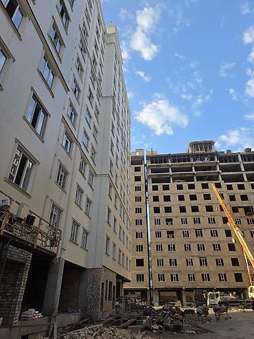 2 комнатная квартира на продажу: 2 комнаты, 80 м², Ошский мкр., Элитка, 2 этаж, ПСО (под самоотделку) — 2